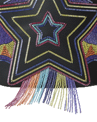 STAR RACER A.I.7 SANDFLOWER COLLAB BEADED BACKPACK