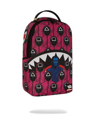SQUID GAME COLLAB FRONT MAN & PINK GUARD SHARKS BACKPACK