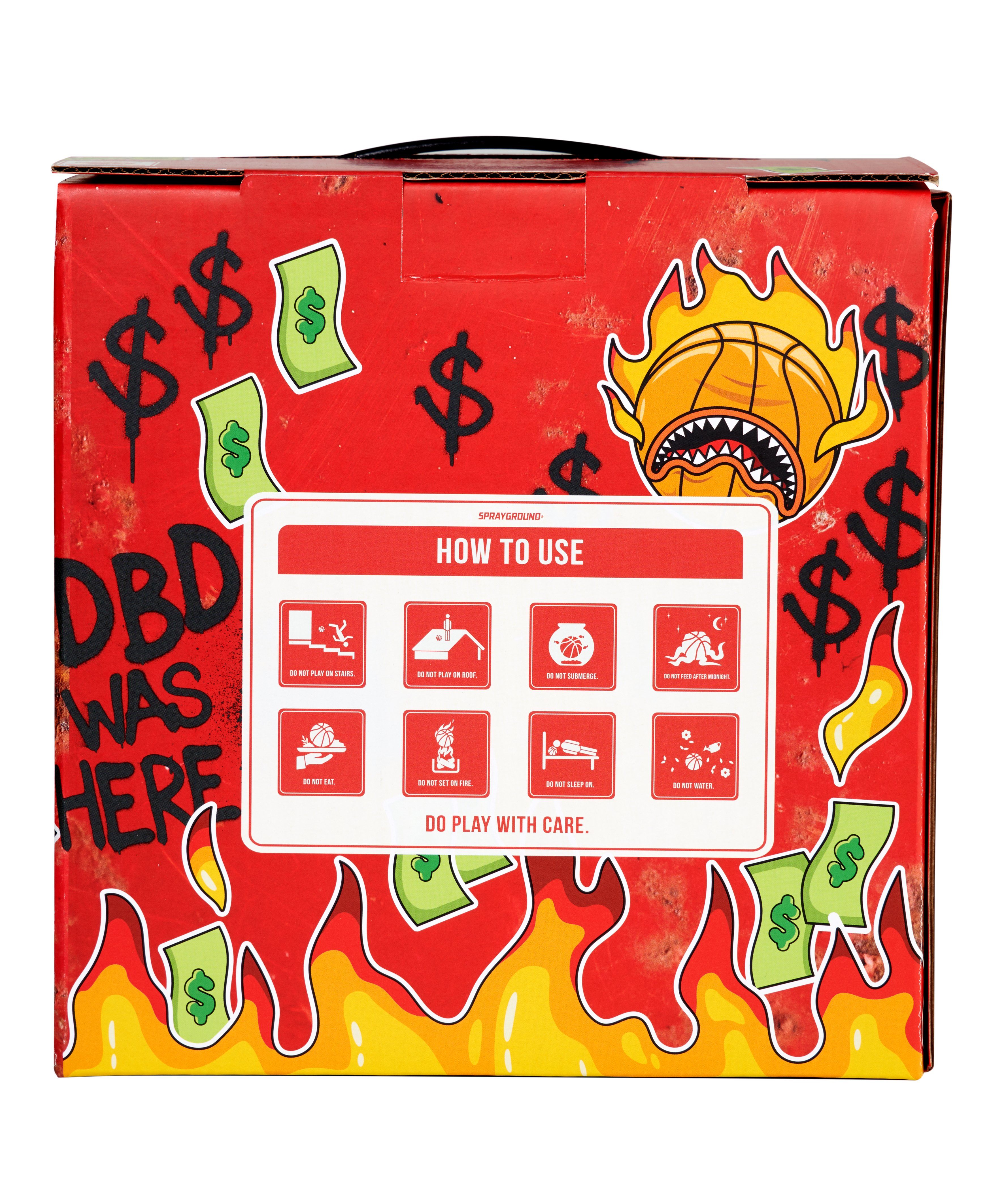 SPALDING X SPRAYGROUND FIRE BASKETBALL