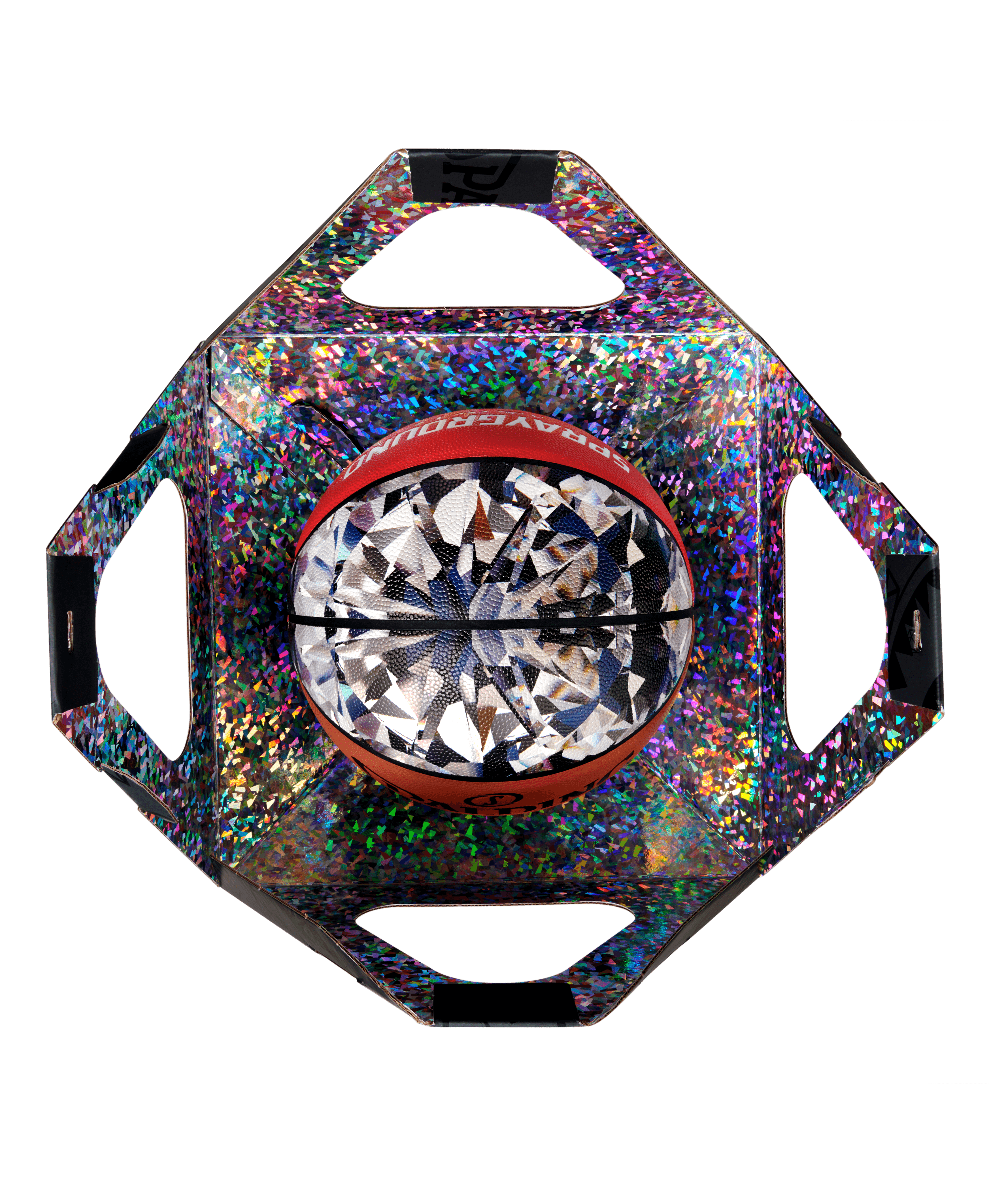 SPALDING X SPRAYGROUND DIAMOND BASKETBALL