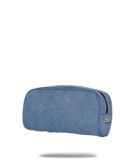 STONE WASHED SHARK PENCIL POUCH