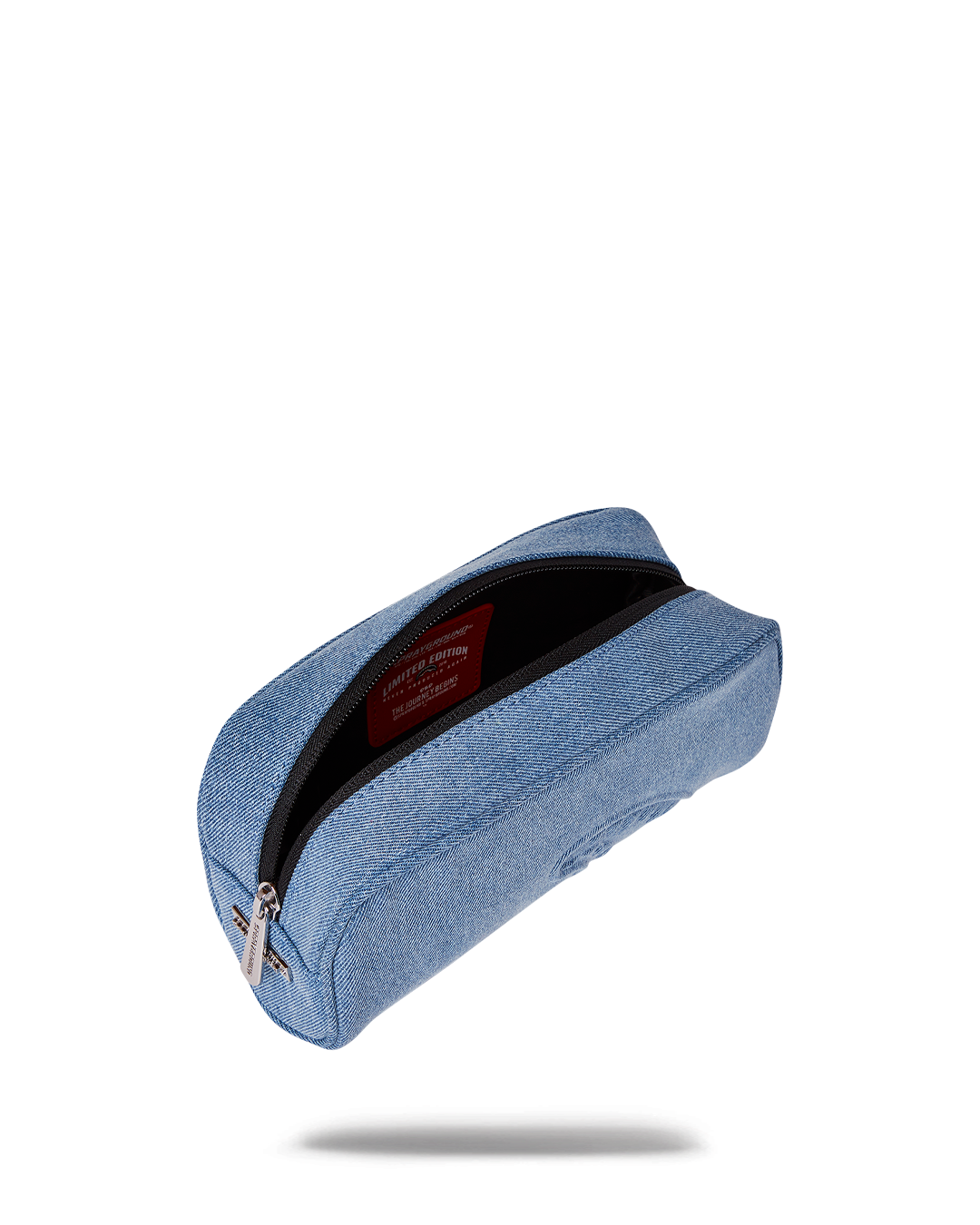 STONE WASHED SHARK PENCIL POUCH