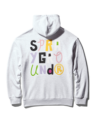 SPONGEBOB CREW SHARK HOODIE (LIGHT GREY)
