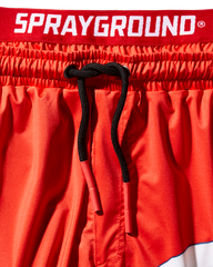 JAPAN WAVE CORTO SWIM TRUNKS (RED)