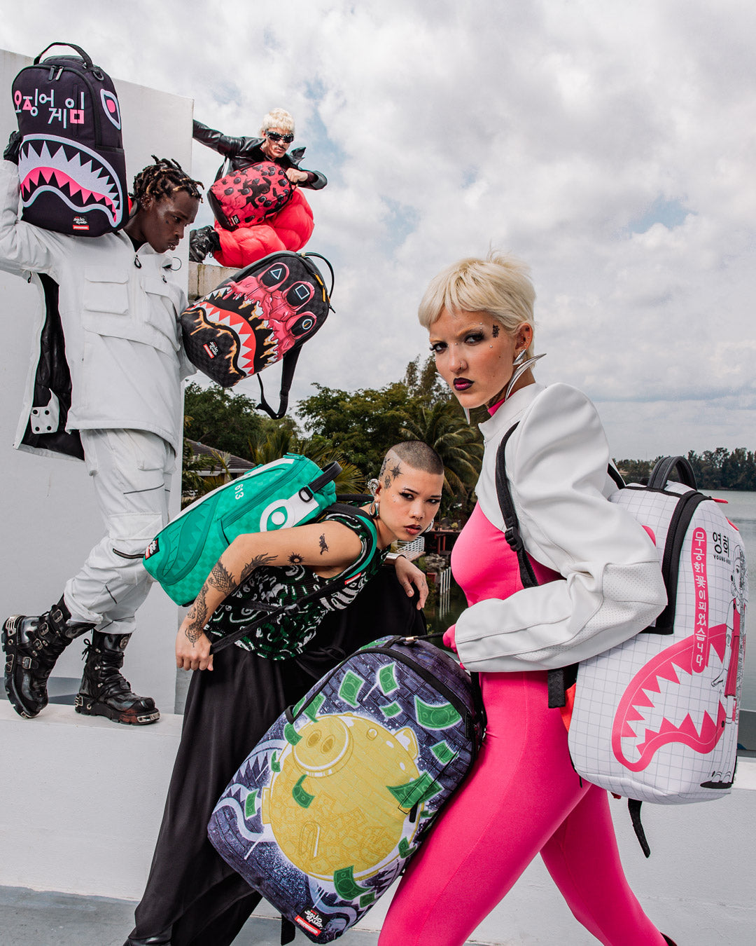 SQUID GAME COLLAB FRONT MAN CREW BACKPACK