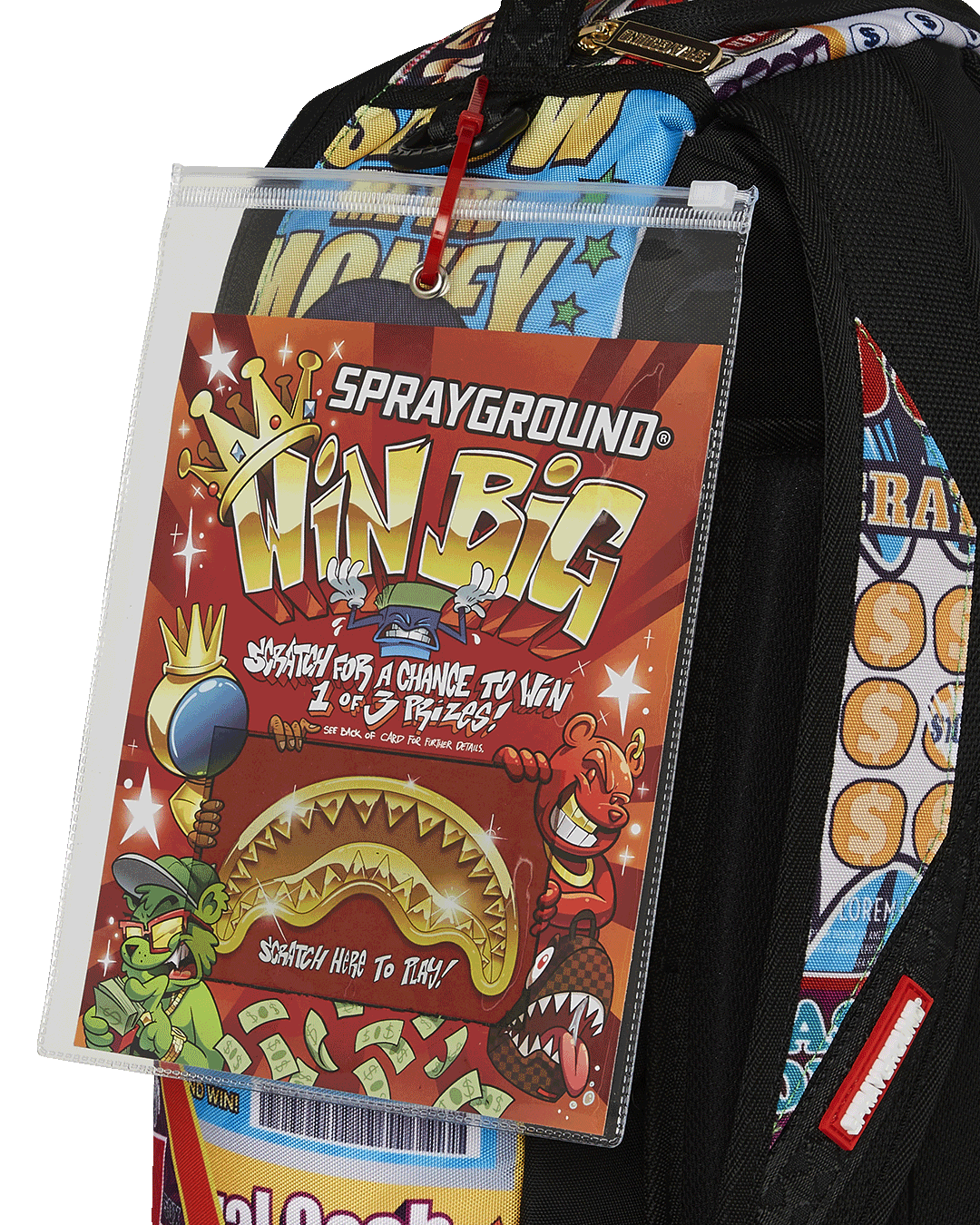 BIG MONEY BIG MONEY BACKPACK (COMES WITH SCRATCH OFF PLAYING CARD)