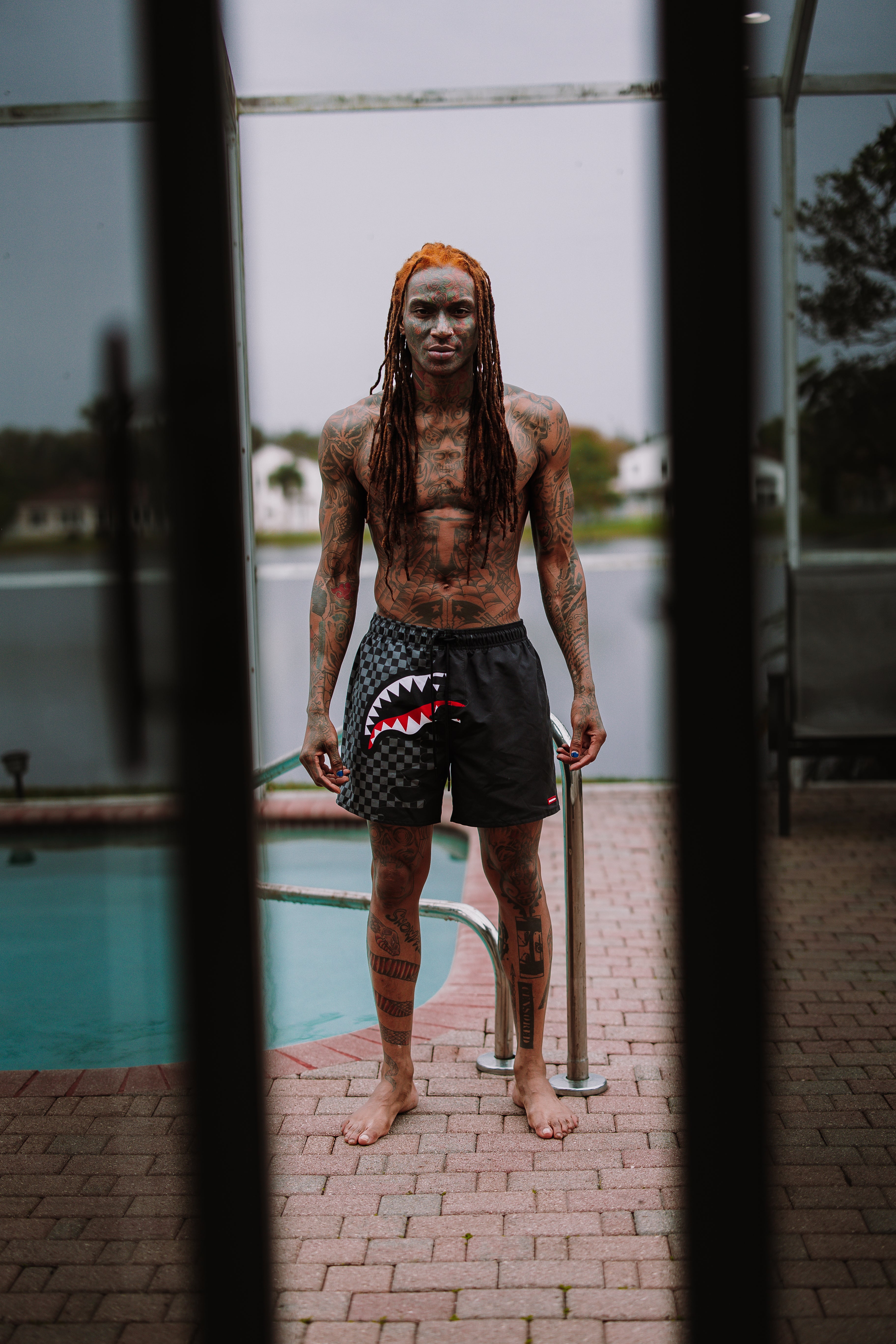 SPEED SHARK SIDE SWIPE SWIM SHORTS
